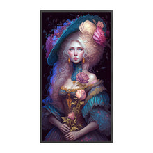 Load image into Gallery viewer, Yishu - Lady - 50*90CM 11CT 3 Stamped Cross Stitch
