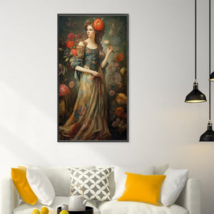 Yishu - Lady - 50*90CM 11CT 3 Stamped Cross Stitch