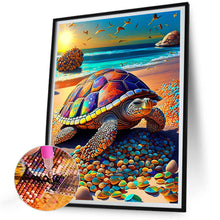 Load image into Gallery viewer, Turtle On The Beach 30*40CM(Canvas) Full Round Drill Diamond Painting
