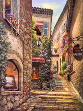 Load image into Gallery viewer, Scenic Cottage Street 50*70CM(Canvas) Full Round Drill Diamond Painting
