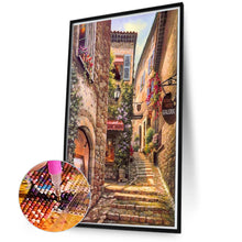 Load image into Gallery viewer, Scenic Cottage Street 50*70CM(Canvas) Full Round Drill Diamond Painting
