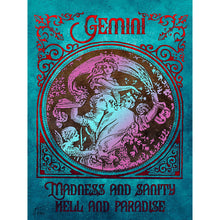 Load image into Gallery viewer, Retro Poster (Blue) 40*50CM(Canvas) Full Round Drill Diamond Painting
