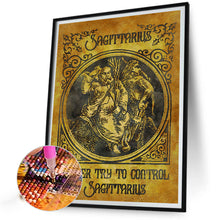 Load image into Gallery viewer, Retro Poster (Gold) 40*50CM(Canvas) Full Round Drill Diamond Painting
