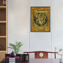 Load image into Gallery viewer, Retro Poster (Gold) 40*50CM(Canvas) Full Round Drill Diamond Painting
