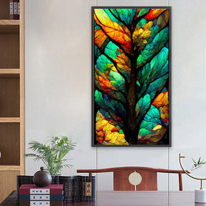 Leaf Veins 40*70CM(Canvas) Full Round Drill Diamond Painting