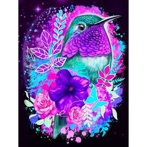 Colorful Birds 30*40CM(Canvas) Full Round Drill Diamond Painting