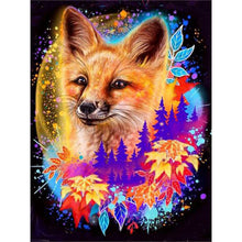 Load image into Gallery viewer, Colorful Foxes 30*40CM(Canvas) Full Round Drill Diamond Painting
