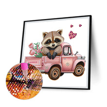 Load image into Gallery viewer, Raccoon And Carriage 30*30CM(Canvas) Partial Special Shaped Drill Diamond Painting
