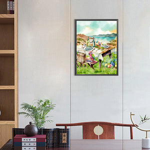Parrot 30*40CM(Canvas) Full Round Drill Diamond Painting