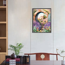 Load image into Gallery viewer, Lavender Cottage 30*40CM(Canvas) Full Round Drill Diamond Painting
