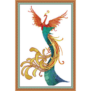 Joy Sunday - Phoenix - 40*58CM 14CT 2 Stamped Cross Stitch