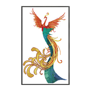 Joy Sunday - Phoenix - 40*58CM 14CT 2 Stamped Cross Stitch