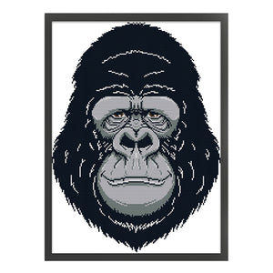 Joy Sunday - King Kong - 35*47CM 14CT 2 Stamped Cross Stitch