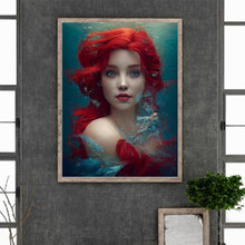 Load image into Gallery viewer, Red-Haired Woman 30*40CM(Canvas) Full Round Drill Diamond Painting
