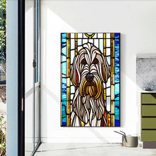 Load image into Gallery viewer, Stained Glass Art - Labrador 40*60CM(Canvas) Full Round Drill Diamond Painting
