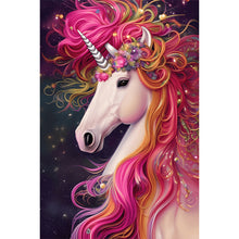 Load image into Gallery viewer, Rainbow Horse 40*60CM(Canvas) Full Round Drill Diamond Painting
