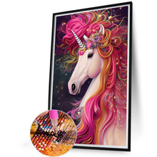 Load image into Gallery viewer, Rainbow Horse 40*60CM(Canvas) Full Round Drill Diamond Painting
