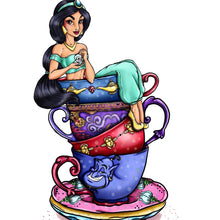 Load image into Gallery viewer, Huancan - Teacup Princess - 40*50CM 11CT 3 Stamped Cross Stitch
