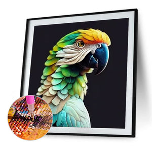 Parrot 40*40CM(Canvas) Full Round Drill Diamond Painting