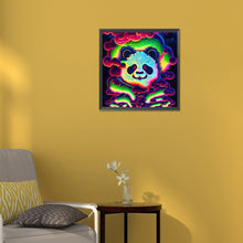 Load image into Gallery viewer, Panda 30*30CM(Canvas) Full Round Drill Diamond Painting
