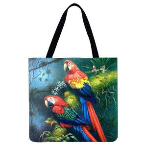 Canvas Bag-Parrots 40*40CM