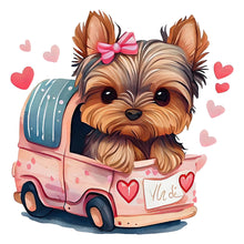 Load image into Gallery viewer, Yorkshire Terrier 30*30CM(Canvas) Full Round Drill Diamond Painting
