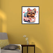 Load image into Gallery viewer, Yorkshire Terrier 30*30CM(Canvas) Full Round Drill Diamond Painting
