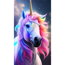Load image into Gallery viewer, Elegant Unicorn 40*70CM(Canvas) Full Round Drill Diamond Painting
