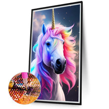 Load image into Gallery viewer, Elegant Unicorn 40*70CM(Canvas) Full Round Drill Diamond Painting
