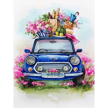 Load image into Gallery viewer, Blue Float 30*40CM(Canvas) Full Round Drill Diamond Painting
