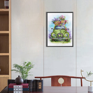 Green Float 30*40CM(Canvas) Full Round Drill Diamond Painting