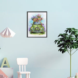 Green Float 30*40CM(Canvas) Full Round Drill Diamond Painting