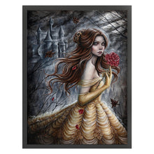 Load image into Gallery viewer, Huancan - Girl - 50*65CM 11CT 3 Stamped Cross Stitch
