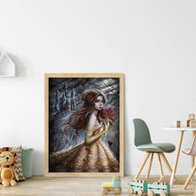Load image into Gallery viewer, Huancan - Girl - 50*65CM 11CT 3 Stamped Cross Stitch
