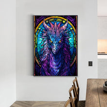 Load image into Gallery viewer, Purple Six-Winged Dragon 40*55CM(Canvas) Full Round Drill Diamond Painting
