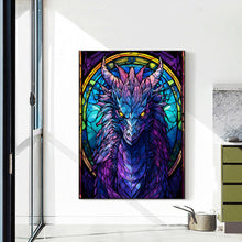 Load image into Gallery viewer, Purple Six-Winged Dragon 40*55CM(Canvas) Full Round Drill Diamond Painting
