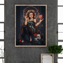 Load image into Gallery viewer, Girl With Deer Antlers 30*40CM(Canvas) Full Round Drill Diamond Painting
