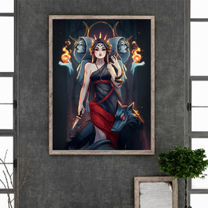 Magical Girl 30*40CM(Canvas) Full Round Drill Diamond Painting
