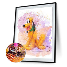 Load image into Gallery viewer, Watercolor And Ink Painting Of Pluto 30*40CM(Canvas) Full Round Drill Diamond Painting

