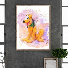 Load image into Gallery viewer, Watercolor And Ink Painting Of Pluto 30*40CM(Canvas) Full Round Drill Diamond Painting
