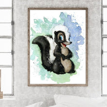 Load image into Gallery viewer, Watercolor And Ink Painting Of Squirrel 30*40CM(Canvas) Full Round Drill Diamond Painting
