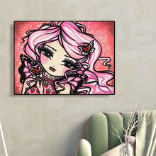 Load image into Gallery viewer, Cartoon Girl 40*30CM(Canvas) Full Round Drill Diamond Painting
