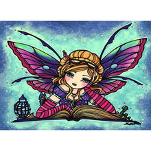 Load image into Gallery viewer, Cartoon Girl 40*30CM(Canvas) Full Round Drill Diamond Painting
