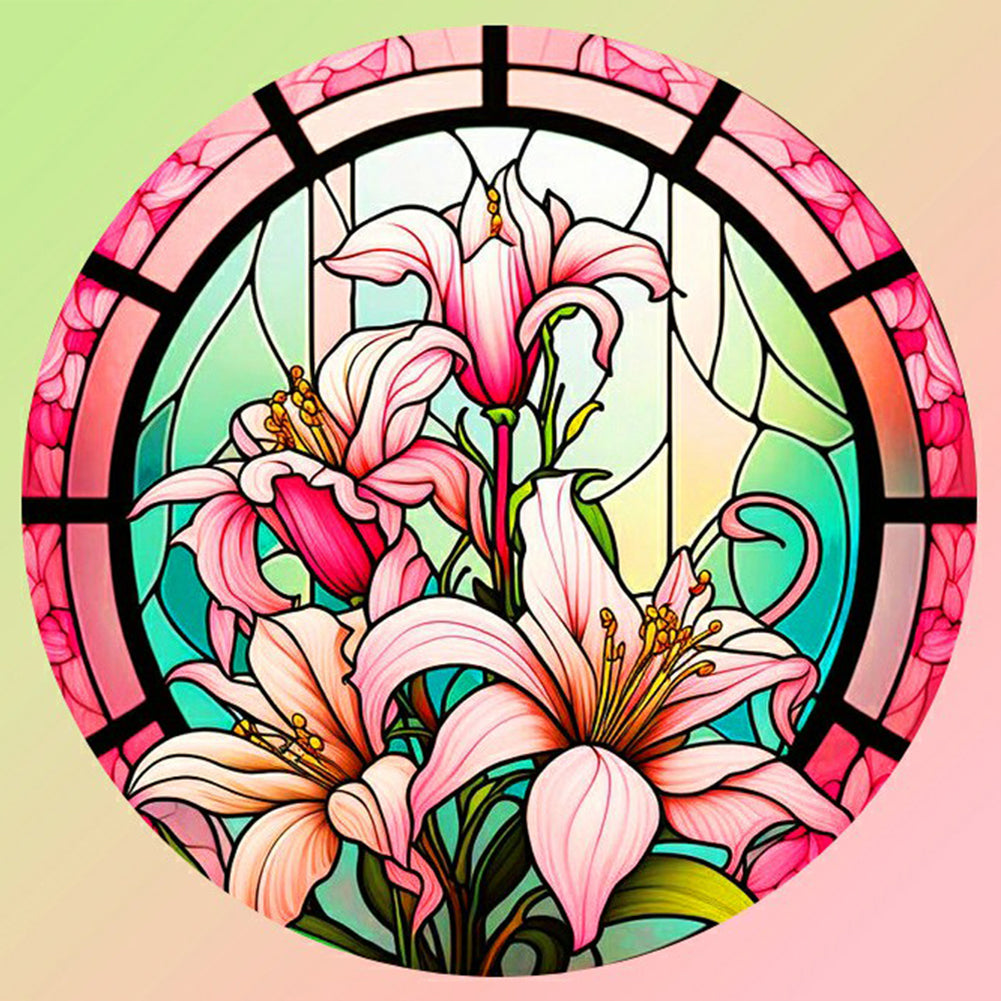 Lily Of The Valley 30*30CM(Canvas) Full Round Drill Diamond Painting
