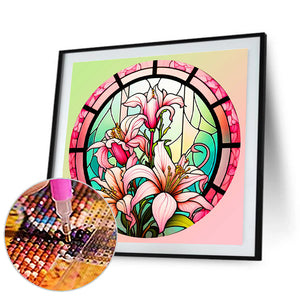 Lily Of The Valley 30*30CM(Canvas) Full Round Drill Diamond Painting