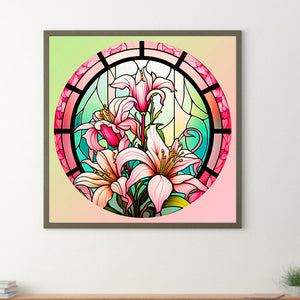 Lily Of The Valley 30*30CM(Canvas) Full Round Drill Diamond Painting