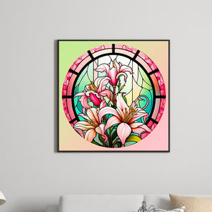 Lily Of The Valley 30*30CM(Canvas) Full Round Drill Diamond Painting