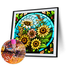 Load image into Gallery viewer, Many Sunflowers 30*30CM(Canvas) Full Round Drill Diamond Painting
