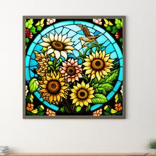 Load image into Gallery viewer, Many Sunflowers 30*30CM(Canvas) Full Round Drill Diamond Painting
