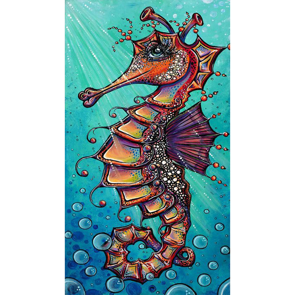 Seahorse 30*60CM(Canvas) Full Round Drill Diamond Painting
